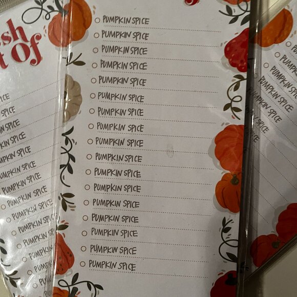 Thanksgiving Pumpkin Spice Magnetic Notebooks Set of 3 (hol/x) - Picture 6 of 12